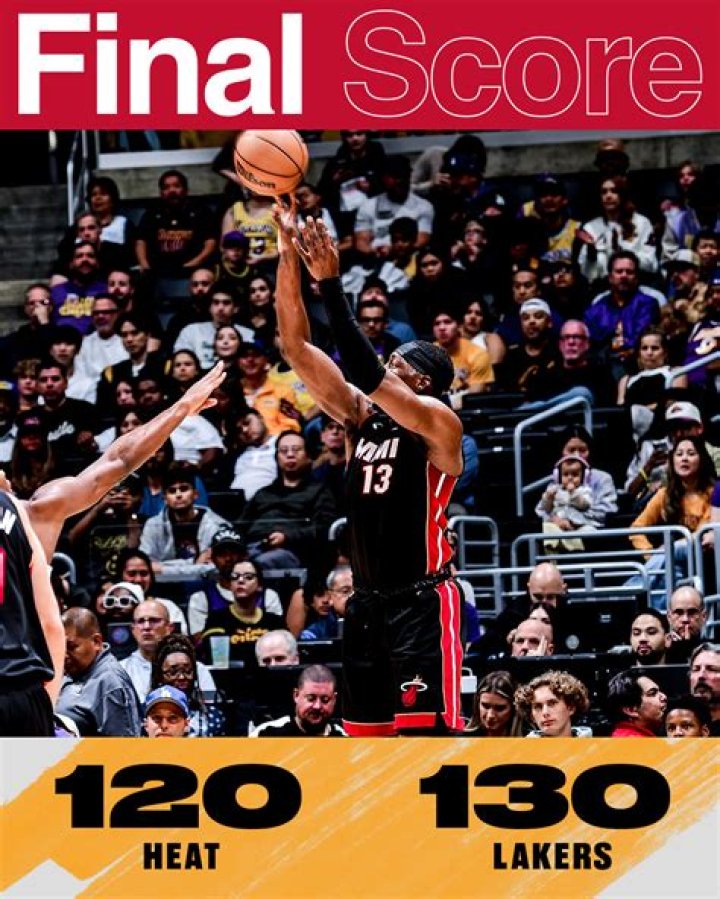 Tyler Herro scores 21 points, Heat pull away in 4th quarter to beat Lakers 110-96