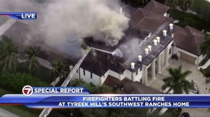Tyreek Hill house fire started by child playing with lighter